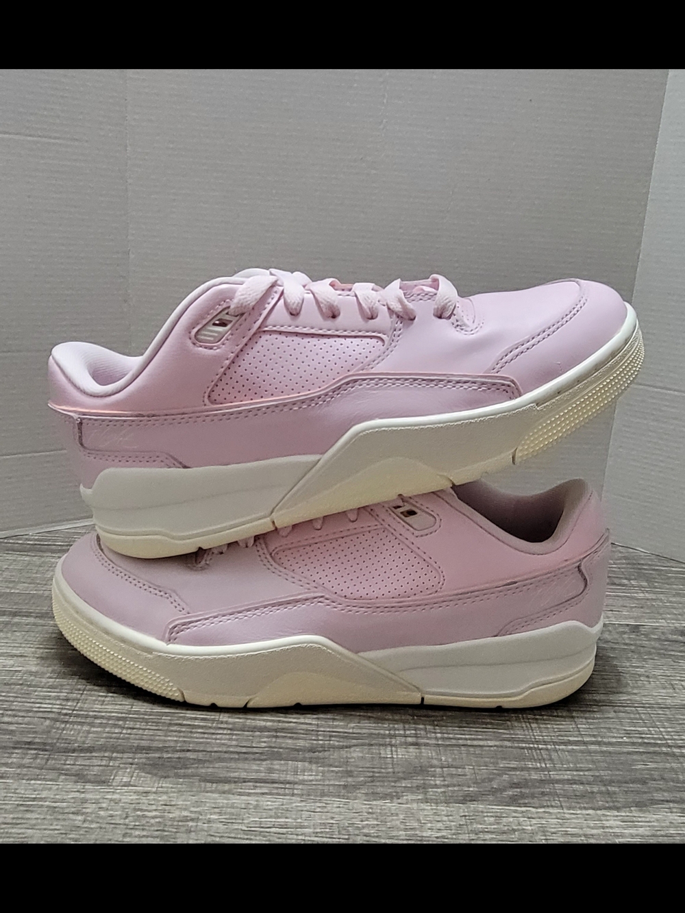 Jordan Pink Leather Sneakers Size 7Y
